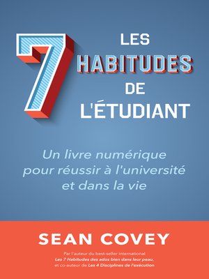 cover image of Les Sept Habitudes des Étudiants qui Réussissent